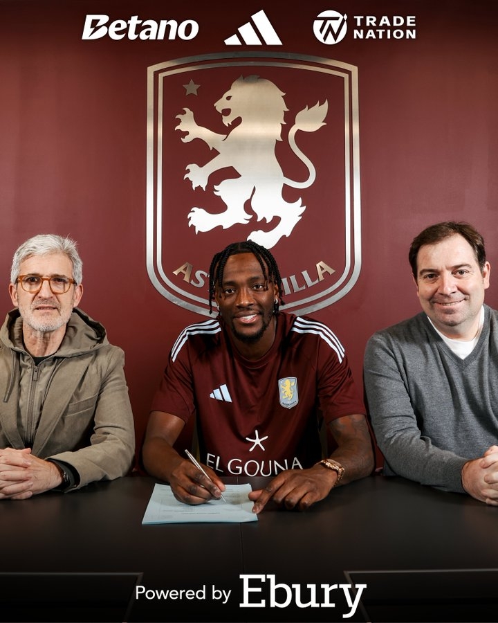 开云体育下载官方-重返英超！官方：维拉签下28岁亚伯拉罕，转会费2100万欧+附加